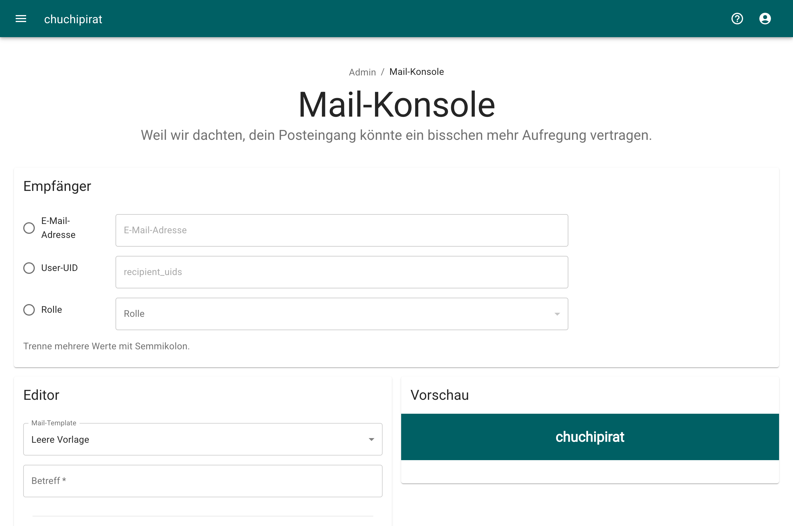 Mailkonsole