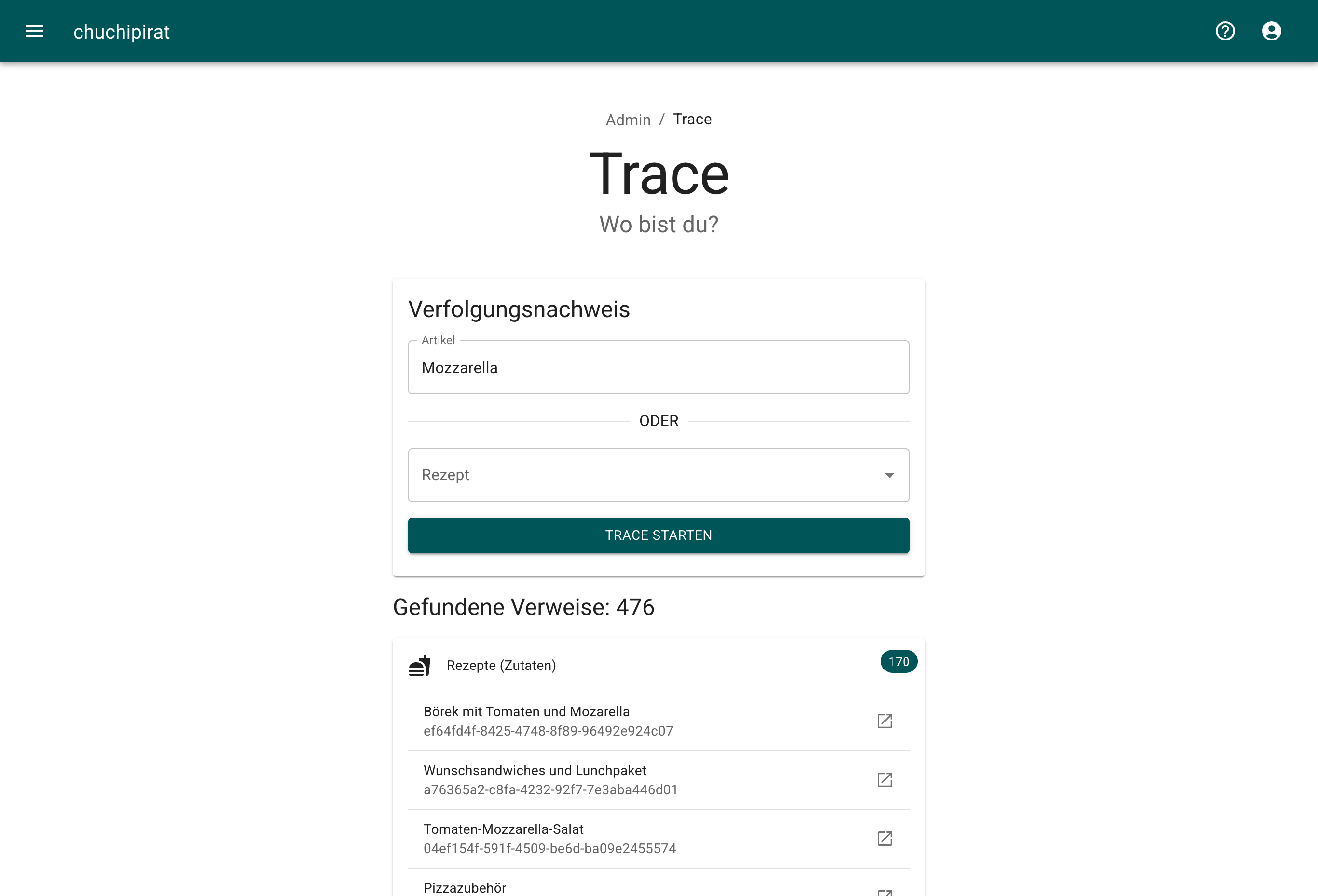 Verfolgungsnachweis
